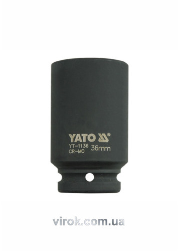 Головка торцевая ударная шестигранная YATO 3/4" М36 х 90 мм