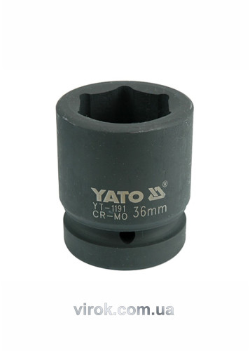 Головка торцевая ударная шестигранная YATO 1" М36 х 65 мм