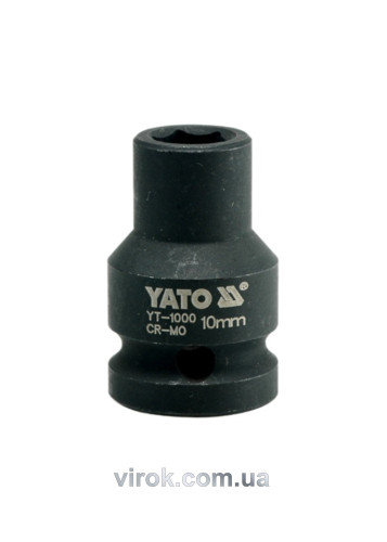 Головка торцевая ударная шестигранная YATO 1/2" М10 х 39 мм