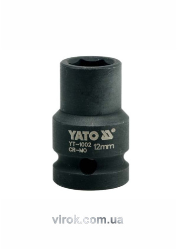 Головка торцевая ударная шестигранная YATO 1/2" М12 х 39 мм