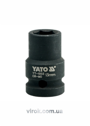Головка торцевая ударная шестигранная YATO 1/2" М13 х 39 мм