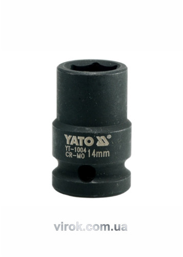 Головка торцевая ударная шестигранная YATO 1/2" М14 х 39 мм