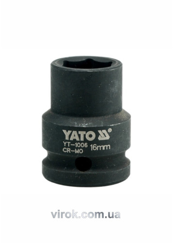 Головка торцевая ударная шестигранная YATO 1/2" M16 х 39 мм