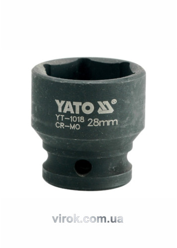 Головка торцевая ударная шестигранная YATO 1/2" М28 х 48 мм