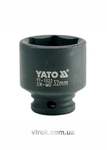 Головка торцевая ударная шестигранная YATO 1/2" М32 х 48 мм
