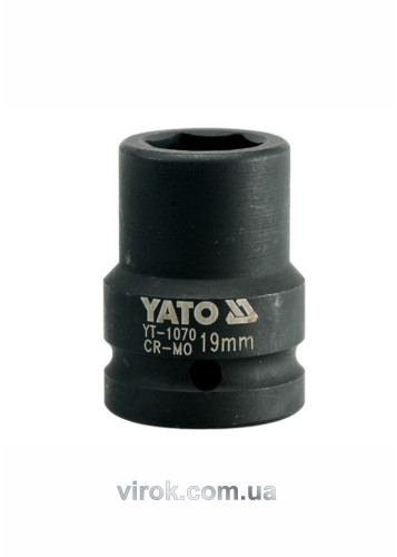 Головка торцевая ударная шестигранная YATO 3/4" М19 х 50 мм