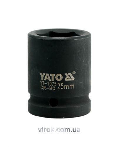 Головка торцевая ударная шестигранная YATO 3/4" М25 х 50 мм