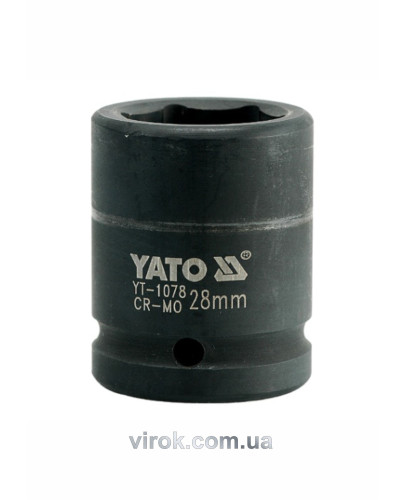 Головка торцевая ударная шестигранная YATO 3/4" М28 х 53 мм