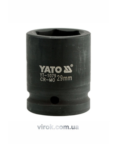 Головка торцевая ударная шестигранная YATO 3/4" М29 х 53 мм