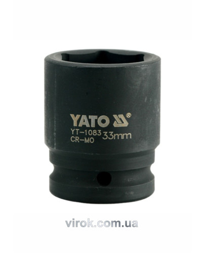 Головка торцевая ударная шестигранная YATO 3/4" М33 х 56 мм