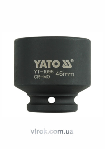 Головка торцевая ударная шестигранная YATO 3/4" М46 х 62 мм