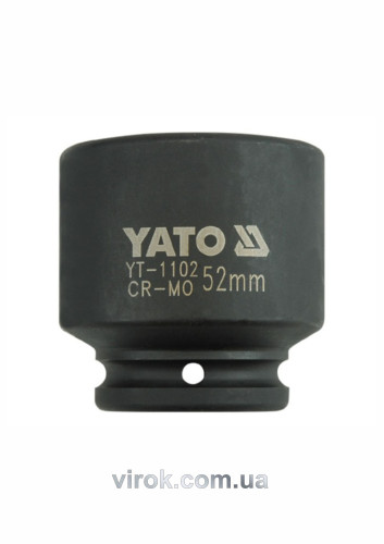 Головка торцевая ударная шестигранная YATO 3/4" М52 х 72 мм