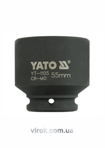 Головка торцевая ударная шестигранная YATO 3/4" М55 х 74 мм