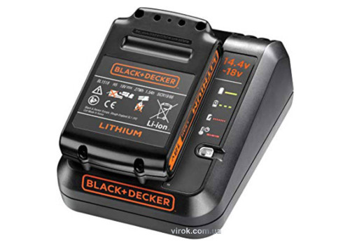 Аккумулятор Black+Decker Li-Ion 18 В 1.5 Ач с зарядным устройством 1 Ач