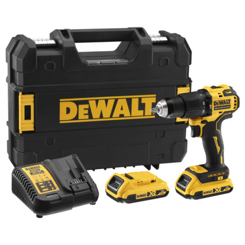 Шуруповерт-дриль ударний безщітковий DeWalt DCD709D2T-QW