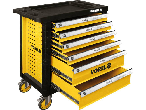Шафа для майстернь VOREL на 4 колесах (2-з гальмами) 901х 770х 458 мм з 6 шухлядами [1]