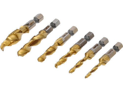 Набір свердл-мітчиків по металу покриті титаном STHOR 24200