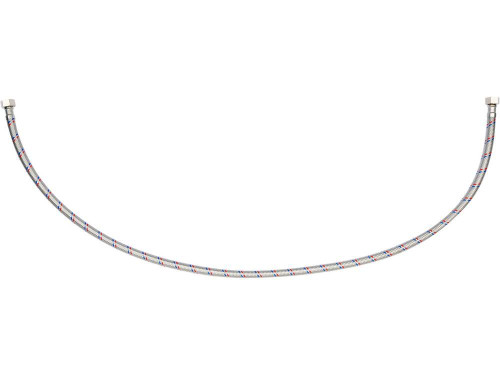 Шланг водопровідний з опліткою з нерж сталі FALA l= 1000мм, Ø= 8/12, з'єднання F-3/8" х F-3/8" 1 МПа