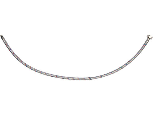 Шланг водопровідний з опліткою з нерж сталі FALA l= 800мм Ø= 8/12, з'єдн F-1/2" х M-M10x1- 17мм 1МПа