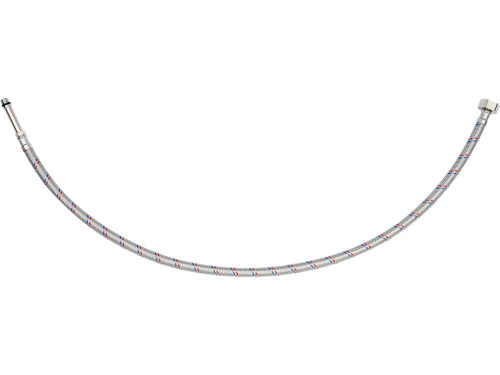 Шланг водопровідний з опліткою з нерж сталі FALA l= 800мм Ø= 8/12, з'єдн F-1/2" х M-M10x1- 50мм 1МПа