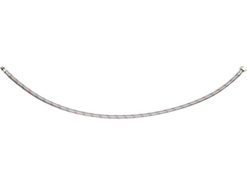 Шланг водопровідний з опліткою з нерж сталі FALA l= 800мм Ø= 8/12, з'єдн F-3/8" х M-M10x1- 17мм 1МПа