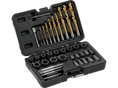 Набір засобів універсальний для видалення зломаних гвинтів YATO YT-05894