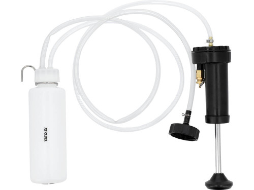 Набір для прокачування гальмівних систем авто YATO: ємність- 400 мл, макс. тиск- 1,37 Bar [10]