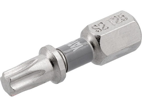 Насадка викруткова YATO; "TORX" T25 х 25 мм. шпиндель 6-гран- 1/4", покрита нікелем, 2 шт.[10]
