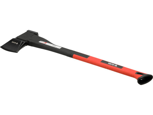 Сокира-колун з захисним кожухом YАТО: обух m= 2,8 кг, держак з нейлону