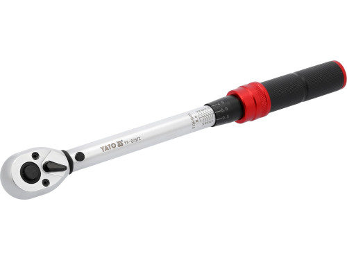 Ключ динамометричний YATO : квадрат 3/8", F= 10- 60 Нм, L= 285-295 мм [20]