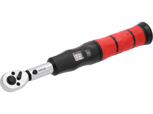 Ключ динамометричний з налаштувальним вічком YATO : квадрат 1/4", F= 2- 26 Нм, L= 250 мм [10]