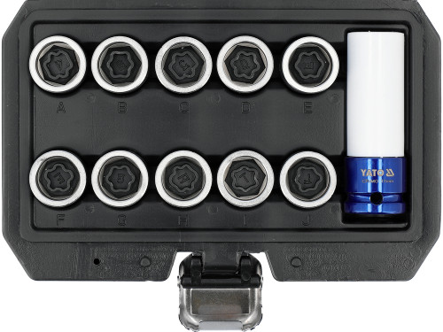 Набір головок YATO для колісних гайок TOYOTA YT-060396