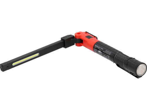 Світильник для майстернь діодний YATO COB/SMD LED акумул. 3,7 V 1,1 АГод, 5 Вт, макс.освітл.- 350 Lm