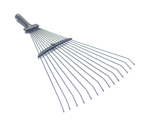 Граблі тип "віяло" дротяні розсувні VIROK БЕЗ ДЕРЖАКА (порошкове пофарбування) 