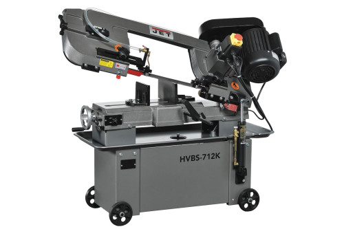 Стрічкопильний верстат по металу JET HVBS-712K: 230V,0,95/0,55кВт,пол. 2362х20 мм,зона обр-110-175мм