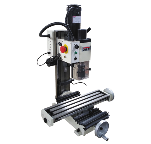 Фрезерно-свердлильний верстат JET JMD-1L: 230В 0.25(0,15)кВт. МК-2 сверда Ø≤10 мм.т/к фрезиØ=20/10мм