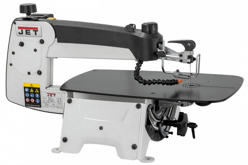 Лобзиковый станок по дереву JET JWSS-18B: 230, 0,3 (0,05) кВт; l = 130 мм, -45º-0-45º. раз- 48 мм,