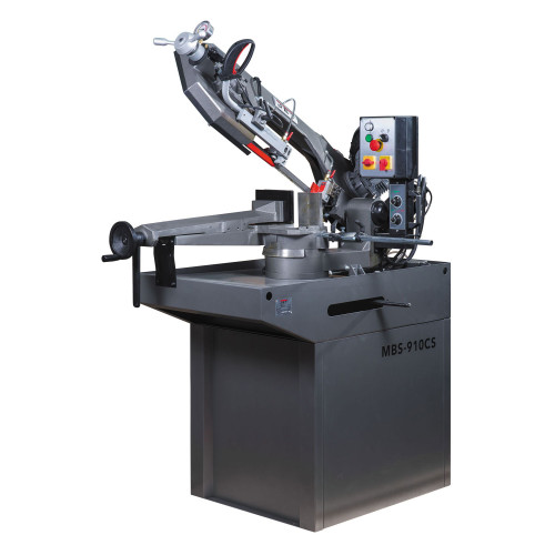 Стрічкопильний верстат по металу JET MBS-910CSD : 400В, 1.1кВт,полот.-2455х27 мм, зона обр.85-225мм