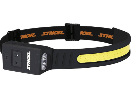 Ліхтар на чоло акумулят світлодіодний STHOR: 5 Вт; PO-LI 3,7 В, 1.2 A×Год, 2 режими, 430 lm, датч ру