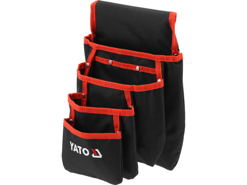 Сумка для инструментов и гвоздей YATO с 4 открытыми и 4 прошитыми карманами