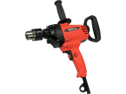 Дриль-міксер 3 в 1 YATO електромер 230В, 1200Вт, патрон М14 для вставок Ø= 3-16 мм, мішалка Ø≤ 130мм