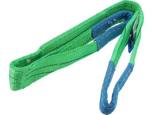 Строп пасовий з поліестеру VOREL 2 петлі по 30 см, заг. l=1 м, шир.- 60 мм, макс. навантаж- 2 т 