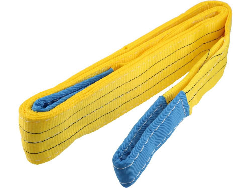 Строп пасовий з поліестеру VOREL 2 петлі по 35 см, заг. l=3 м, шир.- 90 мм, макс. навантаж- 3 т 