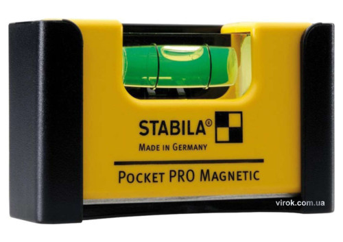 Уровень-мини магнитный STABILA Pocket PRO Magnetic 7 х 2 х 4 см