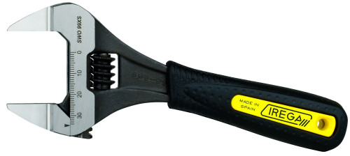 Ключ розвідний IREGA SWO 99-10" 250 мм. Ø 34 мм. надшироке розведення прогумована ручка ErgoTop IREGASWO99-10