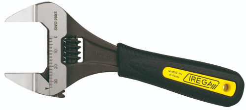 Ключ розвідний IREGA SWO 99-8" 200 мм. Ø 39 мм. надшироке розведення прогумована ручка ErgoTop IREGASWO99-8
