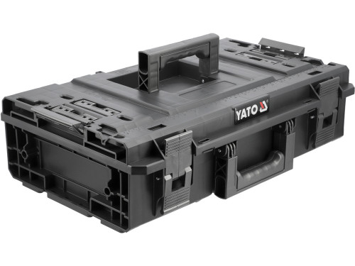 Ящик для інструментів модульний 19V S1 YATO 2 перегородки, 584x385x165 мм, пластиковий [1]