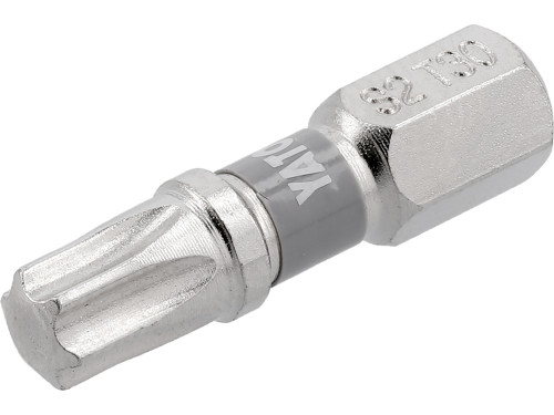 Насадка викруткова YATO; "TORX" T30 х 25 мм. шпиндель 6-гран- 1/4", покрита нікелем, 2 шт.[10]