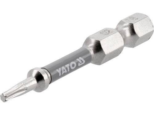 Насадка викруткова YATO; "TORX" T8 х 50 мм. шпиндель 6-гран- 1/4", покрита нікелем, 2 шт.[10]