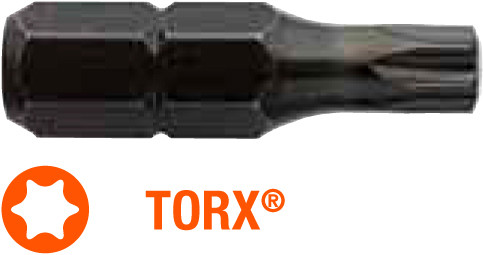 Насадка отверточная INDUSTRY USH Torx T5 x 25 мм 5 шт